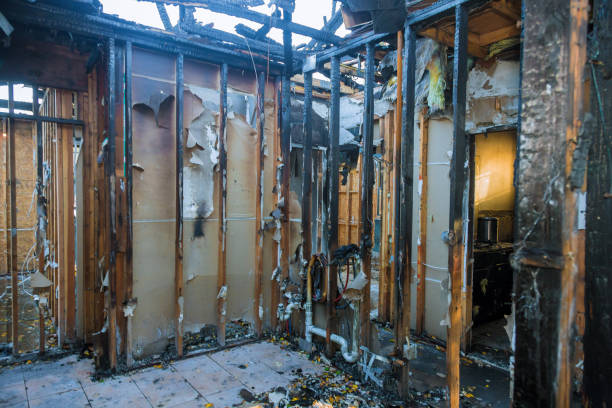 Professional Emergency Fire Cleanup technician working in East Islip, NY